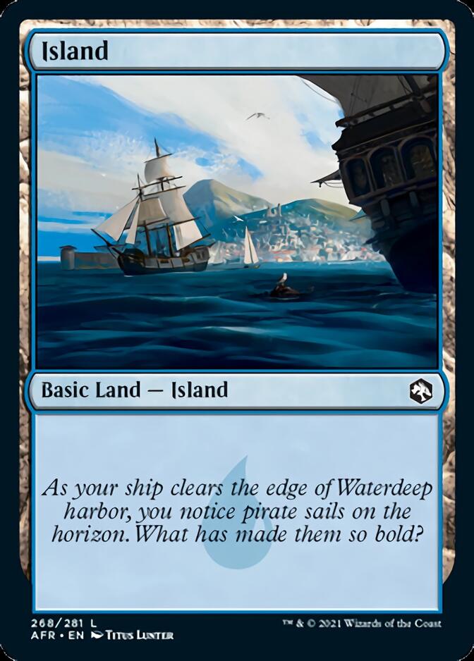 Island (268) [Dungeons & Dragons: Adventures in the Forgotten Realms] | Jomio and Rueliete's Cards and Comics