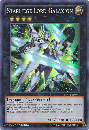 Starliege Lord Galaxion [MP14-EN097] Super Rare | Jomio and Rueliete's Cards and Comics