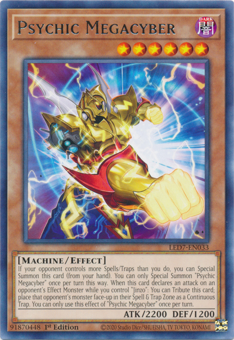 Psychic Megacyber [LED7-EN033] Rare | Jomio and Rueliete's Cards and Comics