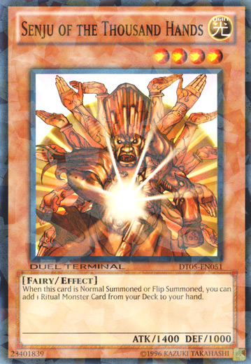 Senju of the Thousand Hands [DT05-EN051] Common | Jomio and Rueliete's Cards and Comics