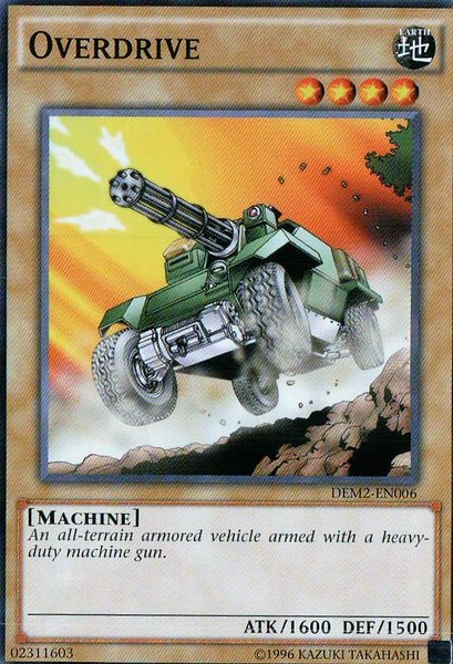 Overdrive [DEM2-EN006] Common | Jomio and Rueliete's Cards and Comics