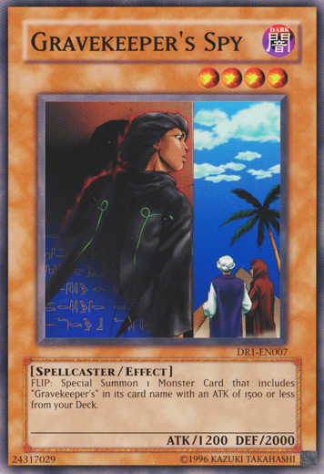 Gravekeeper's Spy [DR1-EN007] Common | Jomio and Rueliete's Cards and Comics