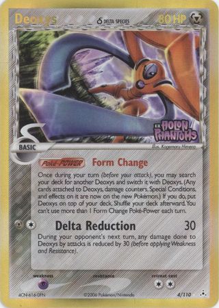 Deoxys (4/110) (Delta Species) (Stamped) [EX: Holon Phantoms] | Jomio and Rueliete's Cards and Comics