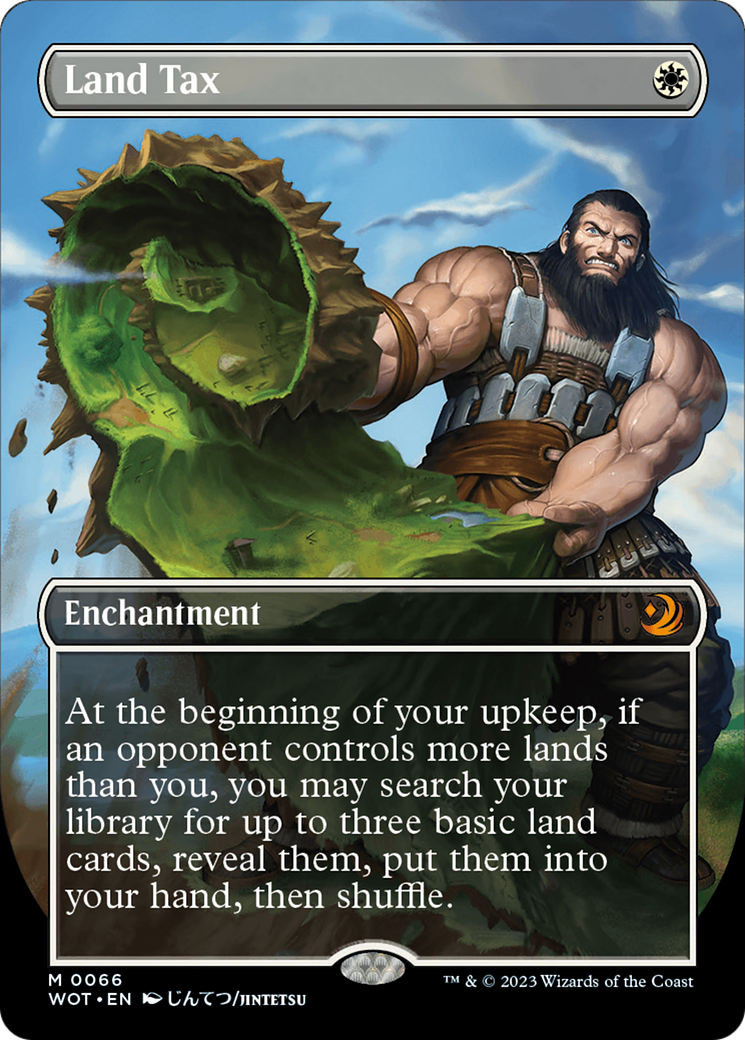 Land Tax (Anime Borderless) [Wilds of Eldraine: Enchanting Tales] | Jomio and Rueliete's Cards and Comics