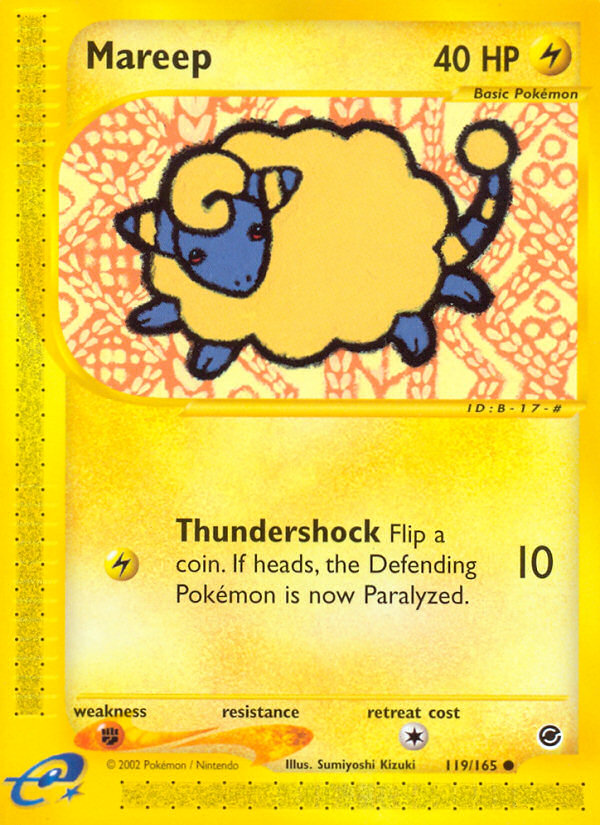 Mareep (119/165) [Expedition: Base Set] | Jomio and Rueliete's Cards and Comics