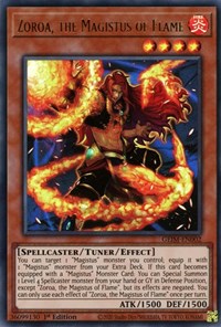 Zoroa, the Magistus of Flame [GEIM-EN002] Ultra Rare | Jomio and Rueliete's Cards and Comics
