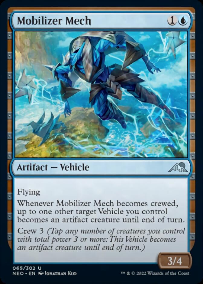 Mobilizer Mech [Kamigawa: Neon Dynasty] | Jomio and Rueliete's Cards and Comics