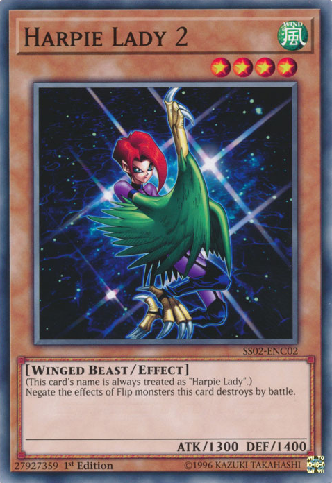 Harpie Lady 2 [SS02-ENC02] Common | Jomio and Rueliete's Cards and Comics
