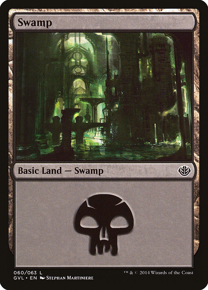 Swamp (60) (Garruk vs. Liliana) [Duel Decks Anthology] | Jomio and Rueliete's Cards and Comics