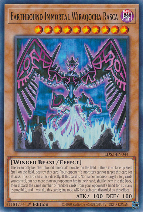 Earthbound Immortal Wiraqocha Rasca [LDS3-EN044] Common | Jomio and Rueliete's Cards and Comics