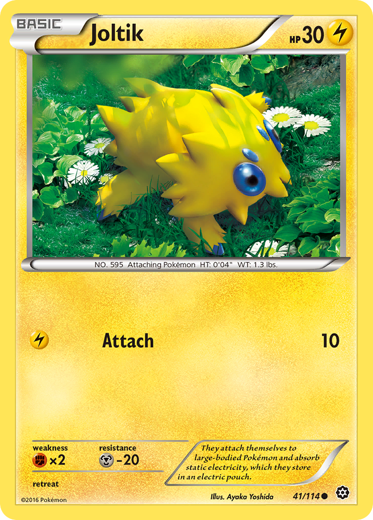 Joltik (41/114) [XY: Steam Siege] | Jomio and Rueliete's Cards and Comics