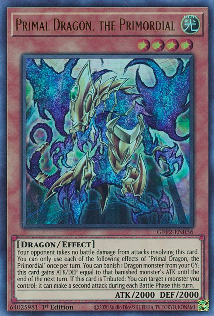 Primal Dragon, the Primordial [GFP2-EN036] Ultra Rare | Jomio and Rueliete's Cards and Comics