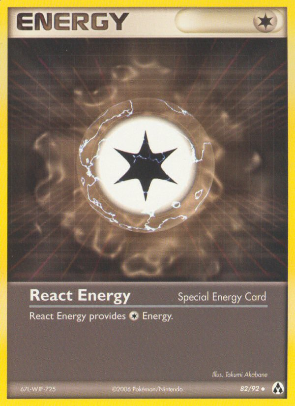 React Energy (82/92) [EX: Legend Maker] | Jomio and Rueliete's Cards and Comics