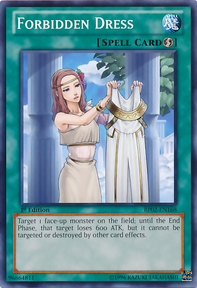 Forbidden Dress [BP02-EN168] Mosaic Rare | Jomio and Rueliete's Cards and Comics