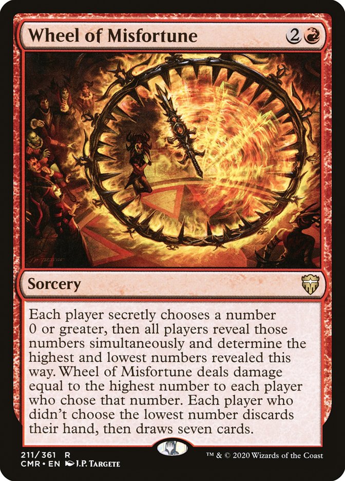 Wheel of Misfortune [Commander Legends] | Jomio and Rueliete's Cards and Comics