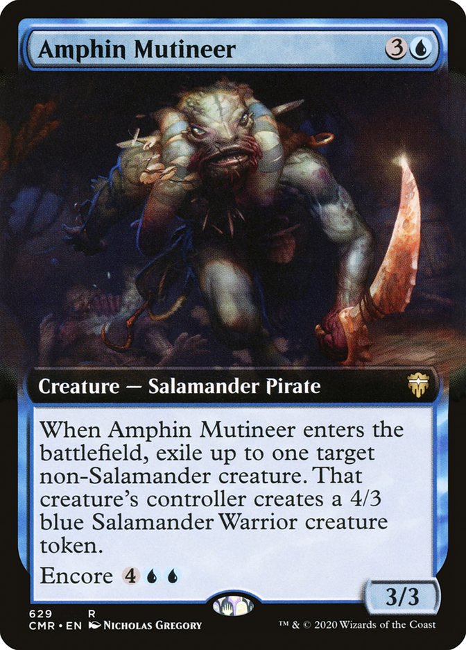 Amphin Mutineer (Extended Art) [Commander Legends] | Jomio and Rueliete's Cards and Comics