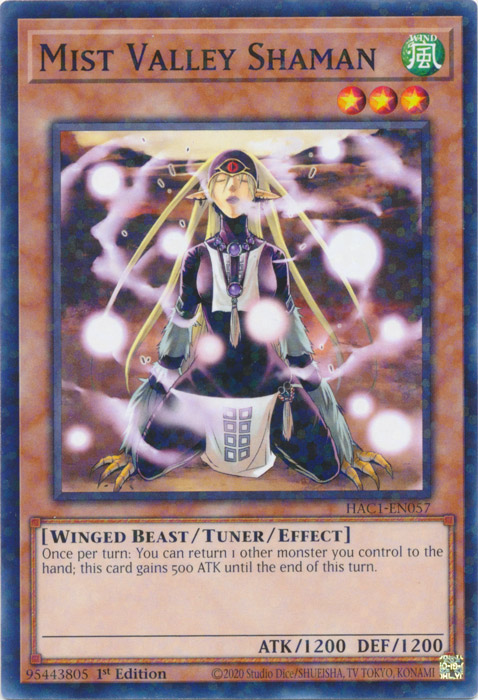 Mist Valley Shaman (Duel Terminal) [HAC1-EN057] Common | Jomio and Rueliete's Cards and Comics