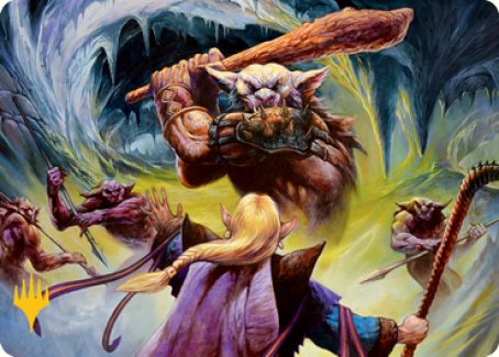 Den of the Bugbear (Dungeon Module) Art Card (Gold-Stamped Signature) [Dungeons & Dragons: Adventures in the Forgotten Realms Art Series] | Jomio and Rueliete's Cards and Comics