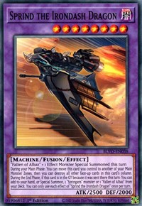 Sprind the Irondash Dragon [BLVO-EN038] Common | Jomio and Rueliete's Cards and Comics