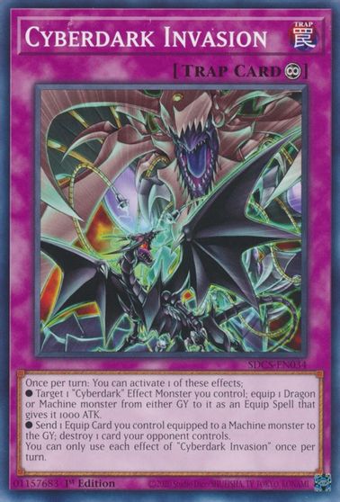 Cyberdark Invasion [SDCS-EN034] Common | Jomio and Rueliete's Cards and Comics