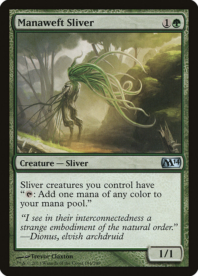 Manaweft Sliver [Magic 2014] | Jomio and Rueliete's Cards and Comics