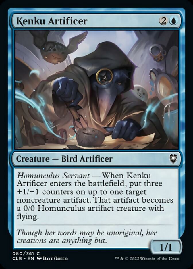 Kenku Artificer [Commander Legends: Battle for Baldur's Gate] | Jomio and Rueliete's Cards and Comics