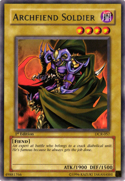 Archfiend Soldier [DCR-057] Rare | Jomio and Rueliete's Cards and Comics