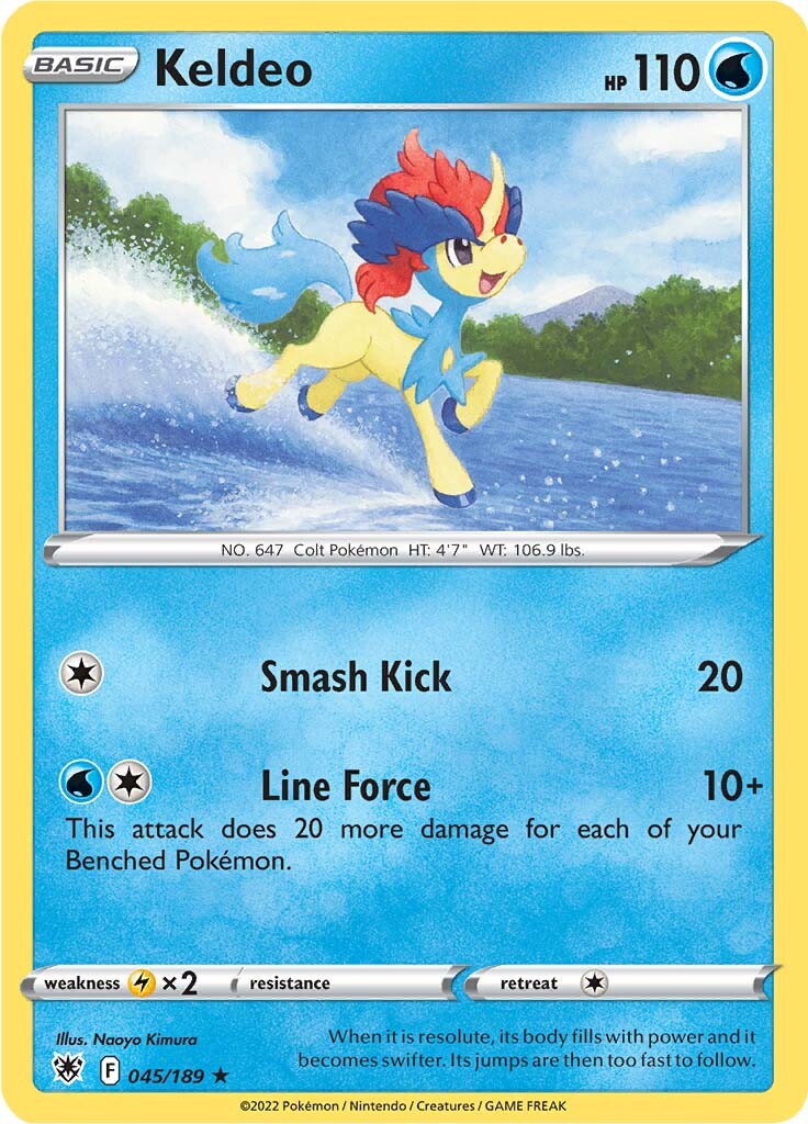 Keldeo (045/189) [Sword & Shield: Astral Radiance] | Jomio and Rueliete's Cards and Comics