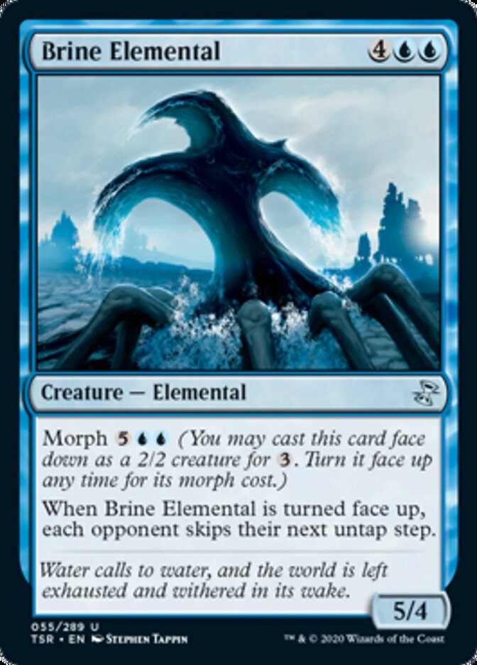 Brine Elemental [Time Spiral Remastered] | Jomio and Rueliete's Cards and Comics