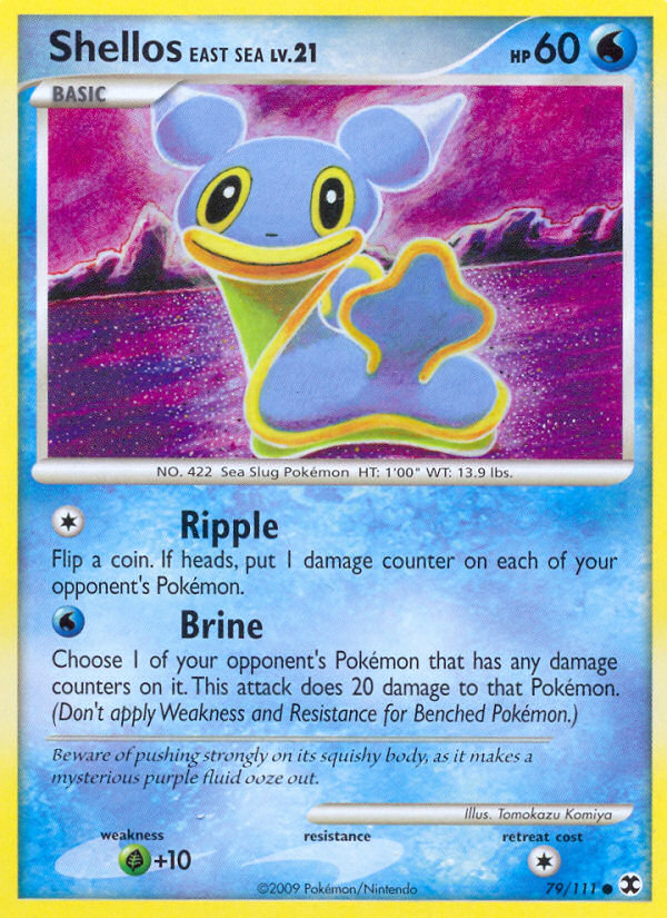 Shellos East Sea (79/111) [Platinum: Rising Rivals] | Jomio and Rueliete's Cards and Comics