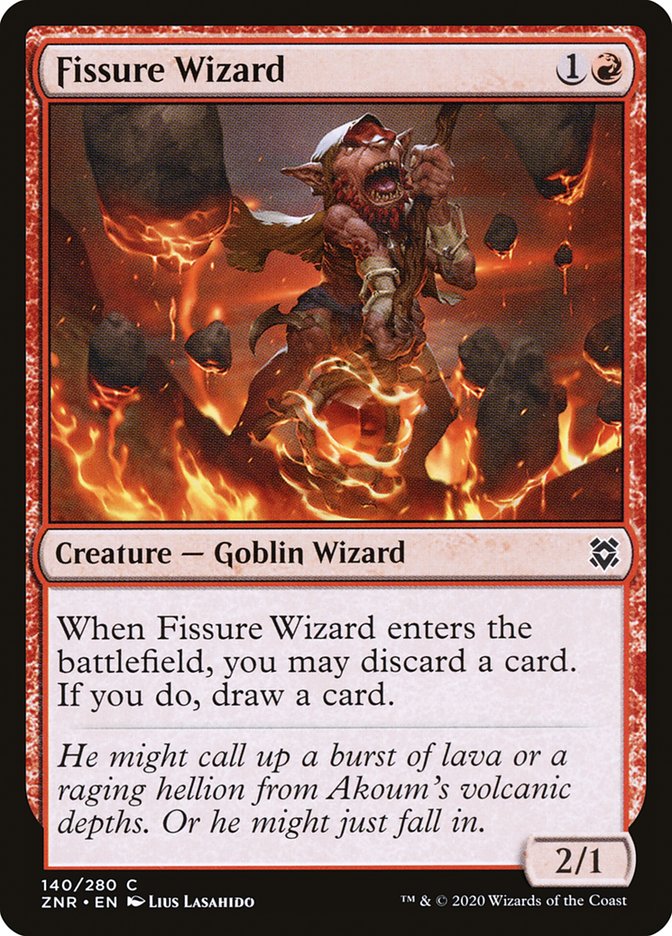 Fissure Wizard [Zendikar Rising] | Jomio and Rueliete's Cards and Comics