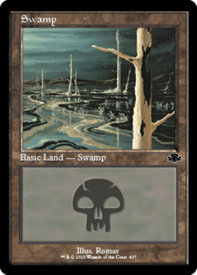 Swamp (407) (Retro) [Dominaria Remastered] | Jomio and Rueliete's Cards and Comics