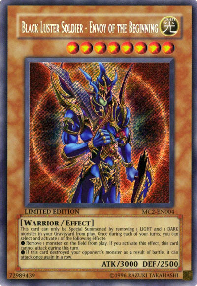 Black Luster Soldier - Envoy of the Beginning [MC2-EN004] Secret Rare | Jomio and Rueliete's Cards and Comics