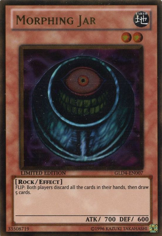 Morphing Jar [GLD4-EN007] Gold Rare | Jomio and Rueliete's Cards and Comics