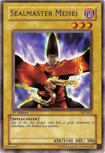 Sealmaster Meisei [AST-003] Rare | Jomio and Rueliete's Cards and Comics