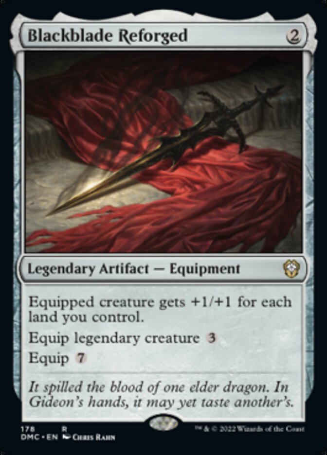 Blackblade Reforged [Dominaria United Commander] | Jomio and Rueliete's Cards and Comics