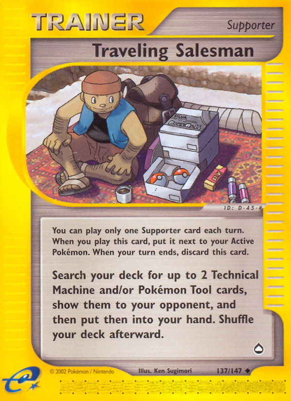 Traveling Salesman (137/147) [Aquapolis] | Jomio and Rueliete's Cards and Comics