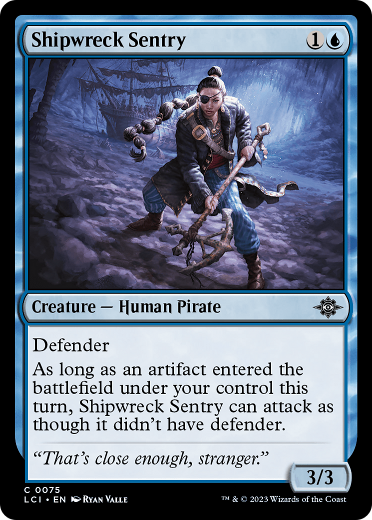Shipwreck Sentry [The Lost Caverns of Ixalan] | Jomio and Rueliete's Cards and Comics