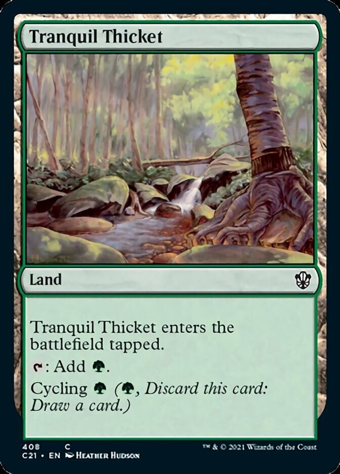 Tranquil Thicket [Commander 2021] | Jomio and Rueliete's Cards and Comics