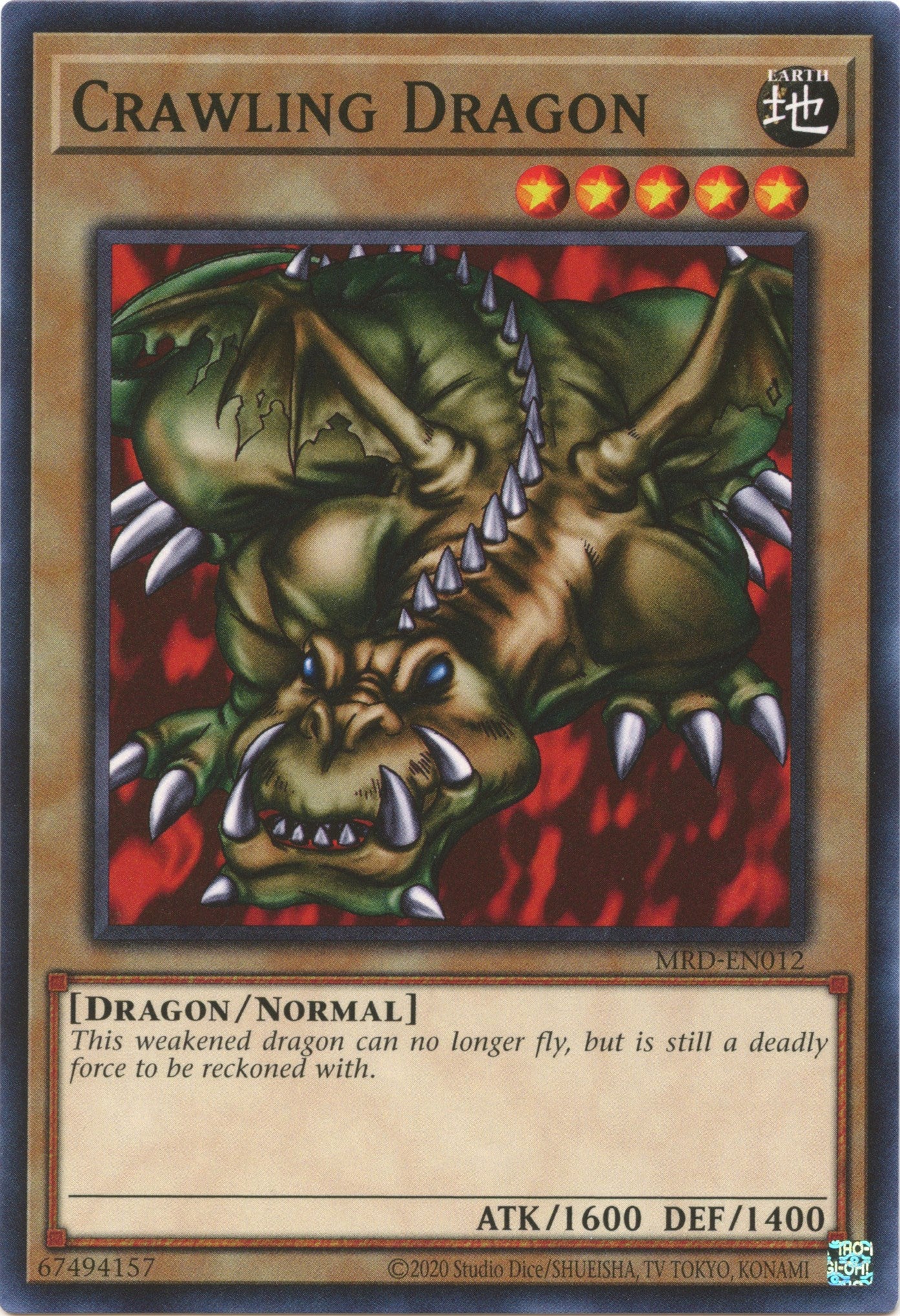 Crawling Dragon (25th Anniversary) [MRD-EN012] Common | Jomio and Rueliete's Cards and Comics