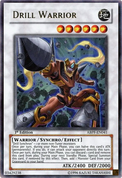 Drill Warrior [ABPF-EN041] Ultra Rare | Jomio and Rueliete's Cards and Comics