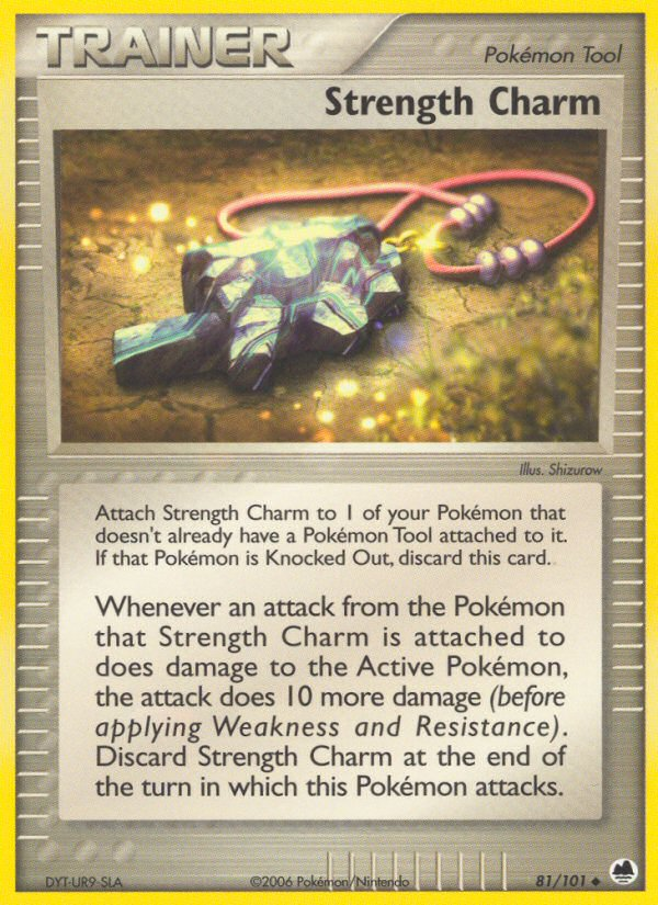 Strength Charm (81/101) [EX: Dragon Frontiers] | Jomio and Rueliete's Cards and Comics