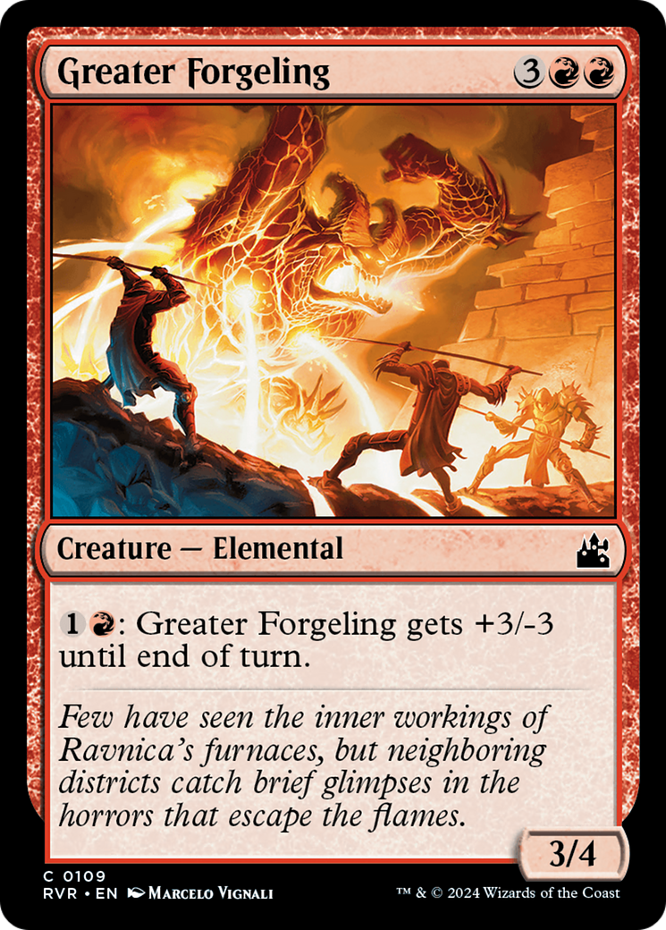 Greater Forgeling [Ravnica Remastered] | Jomio and Rueliete's Cards and Comics