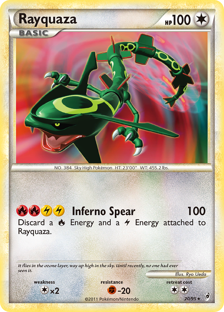 Rayquaza (20/95) [HeartGold & SoulSilver: Call of Legends] | Jomio and Rueliete's Cards and Comics