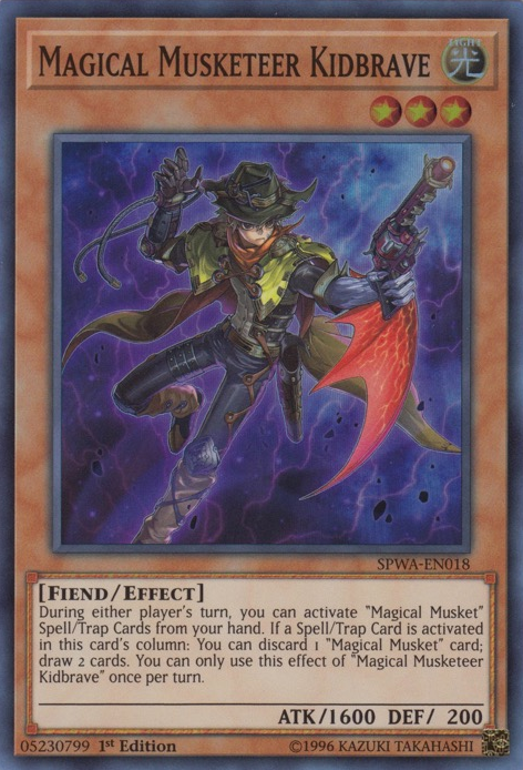 Magical Musketeer Kidbrave [SPWA-EN018] Super Rare | Jomio and Rueliete's Cards and Comics