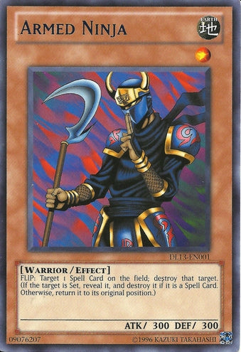 Armed Ninja (Blue) [DL13-EN001] Rare | Jomio and Rueliete's Cards and Comics