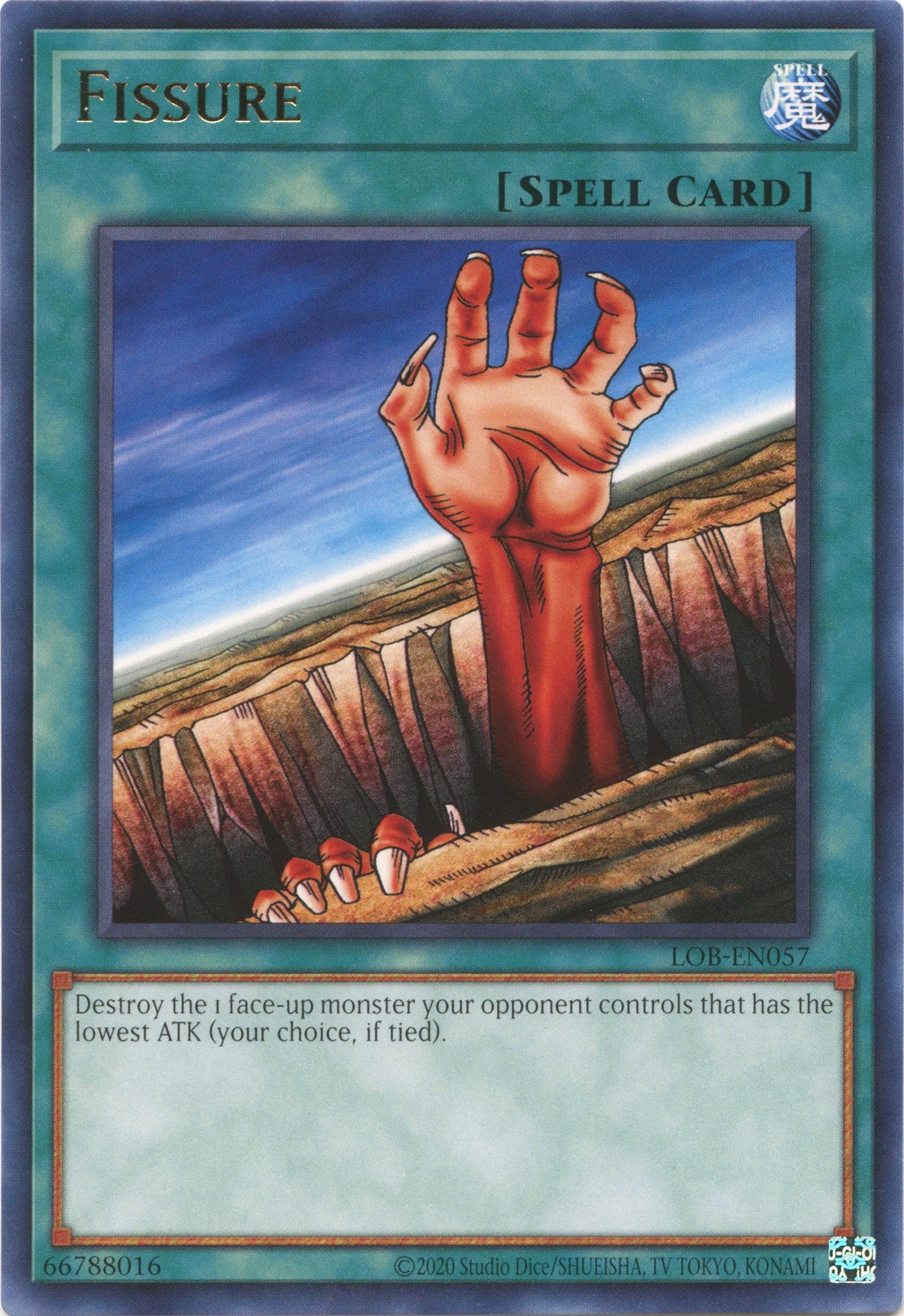 Fissure (25th Anniversary) [LOB-EN057] Rare | Jomio and Rueliete's Cards and Comics
