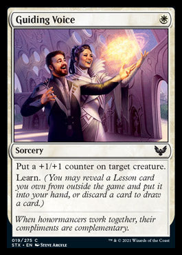 Guiding Voice [Strixhaven: School of Mages] | Jomio and Rueliete's Cards and Comics