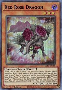 Red Rose Dragon (Blue) [LDS2-EN108] Ultra Rare | Jomio and Rueliete's Cards and Comics