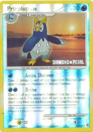 Prinplup (58/130) [Burger King Promos: 2008 Collection] | Jomio and Rueliete's Cards and Comics
